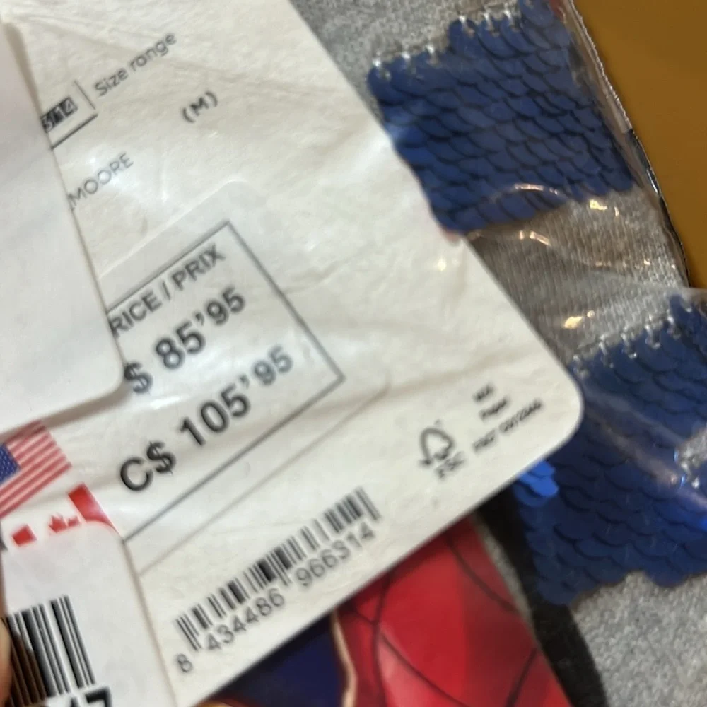 Desigual Spider-Man Collab Kids Hoodie. NWT size 13/14